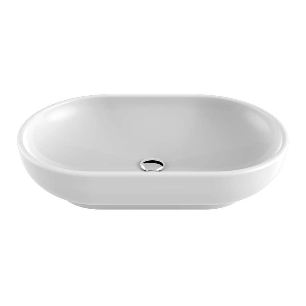 Раковина накладная Creavit Mina MN165-00CB00E-0000 646*404 мм (белый)