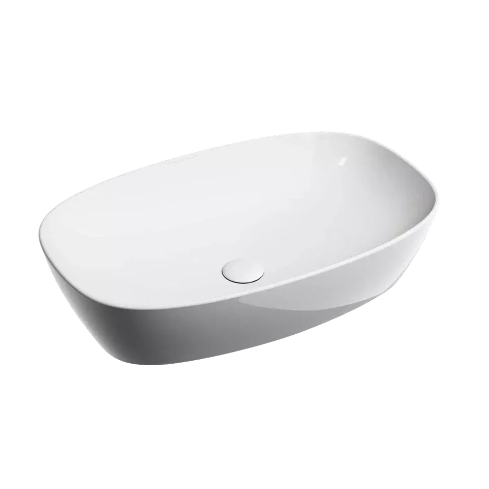 Раковина накладная Ceramica Nova Element CN6049 600*380 мм (белый)