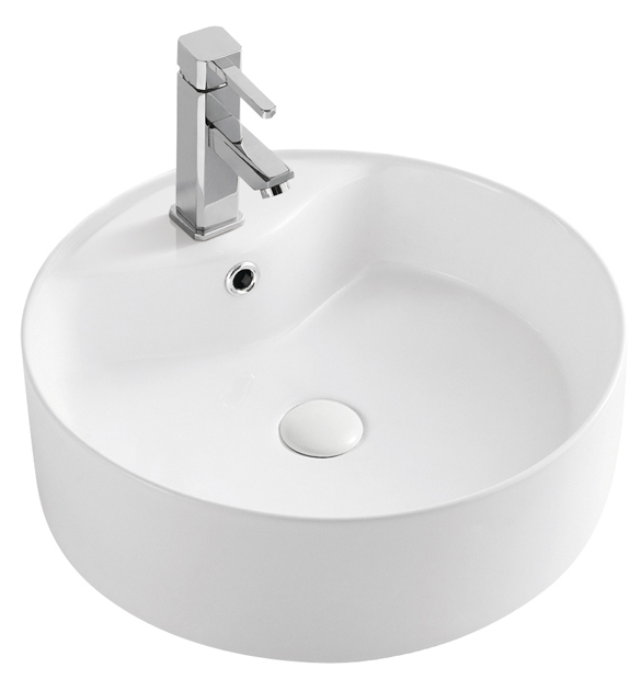 Раковина накладная Azario AZ-3018 SP 460*460 мм (белый)