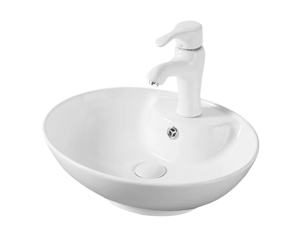 Раковина накладная Gid 51206 N9005 510*410 мм (белый)