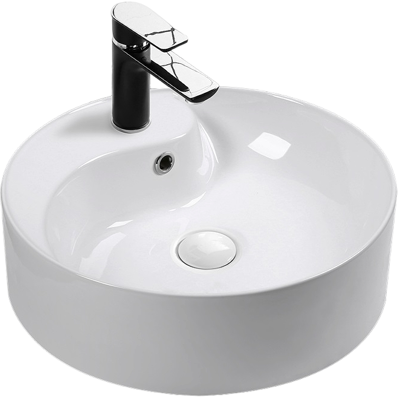 Раковина накладная Cerutti SPA CR7009W 465*465 мм (белый)