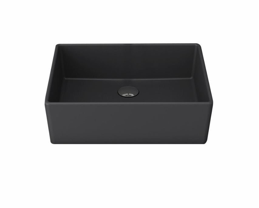 Раковина накладная Bocchi Milano 1215-020-0125 500*400 мм (антрацит матовый)