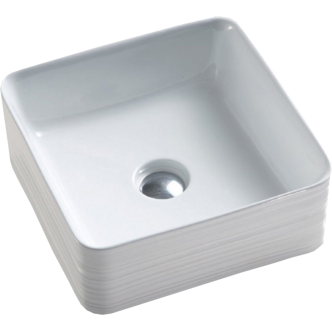 Раковина накладная BelBagno BB1421 395*395 мм (белый)