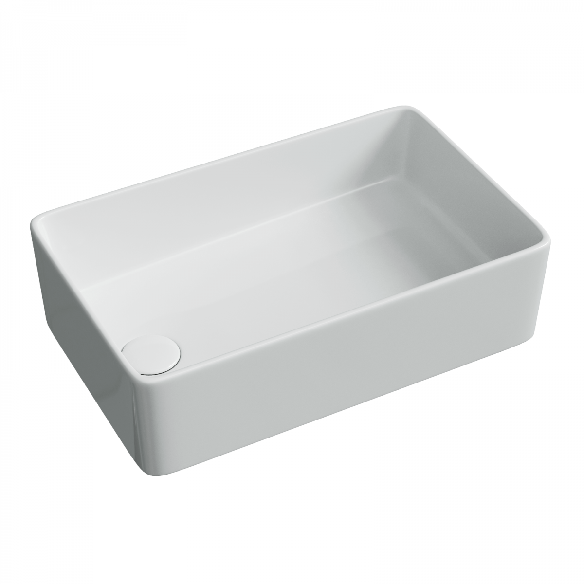 Раковина накладная Ceramica Nova Element CN5050 485*305 мм (белый)