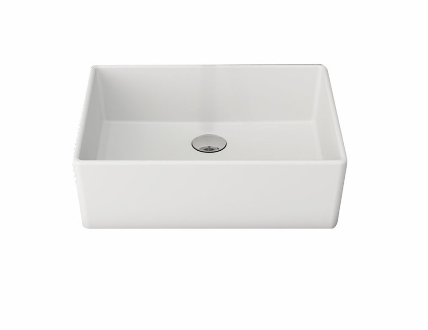 Раковина накладная Bocchi Milano 1215-002-0125 500*400 мм (белый матовый)
