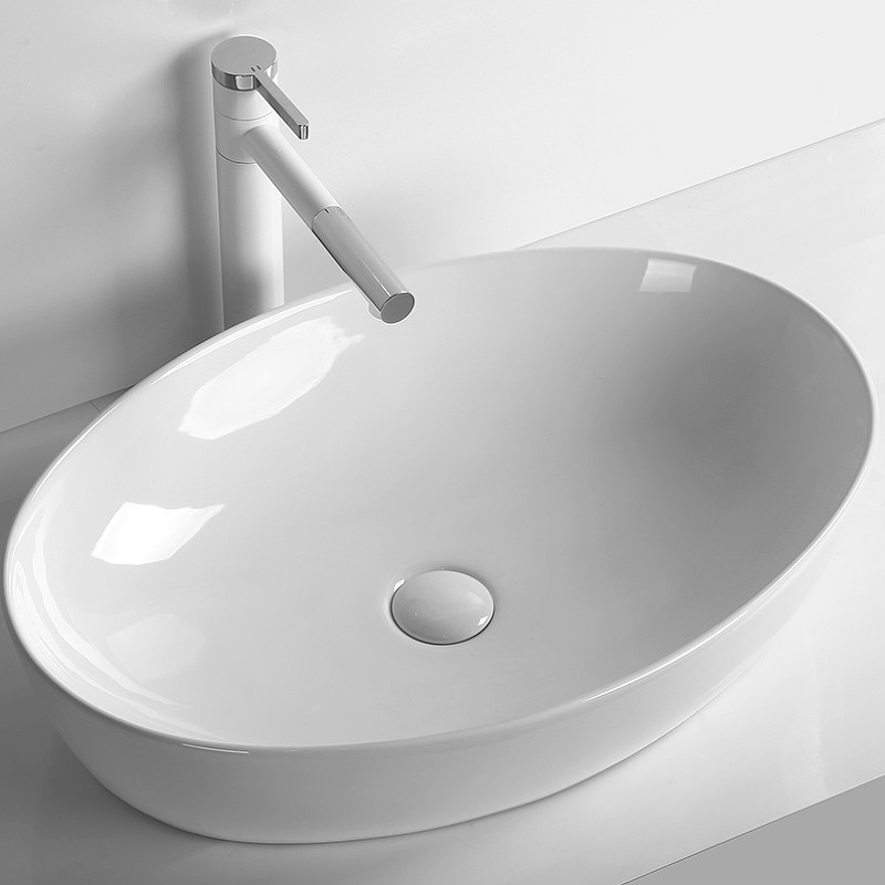 Раковина накладная Cerutti SPA CR8023 610*410 мм (белый)