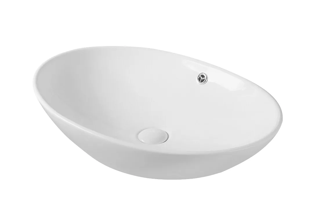Раковина накладная Gid 51207 N9007 635*415 мм (белый)