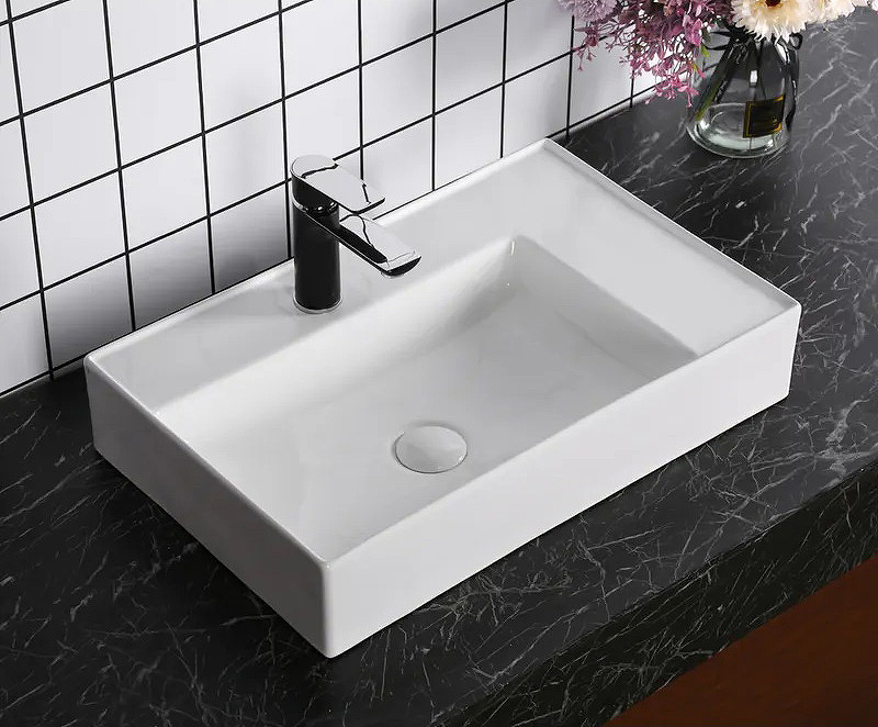 Раковина накладная Cerutti SPA CR0017 605*380 мм (белый)