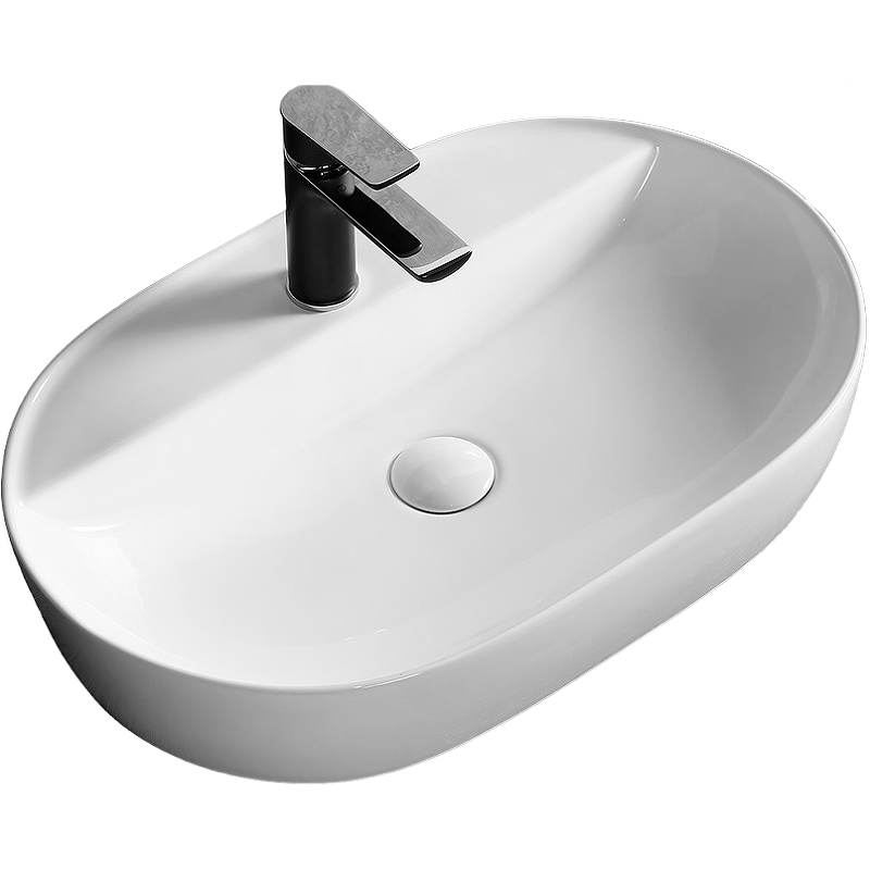 Раковина накладная Cerutti SPA CR0074 600*400 мм (белый)