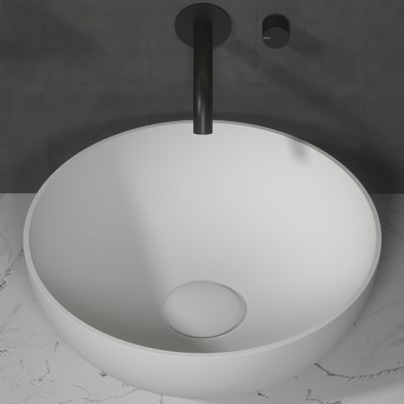 Раковина накладная ArmadiArt Monaco 879-39 390*390 мм (белый)