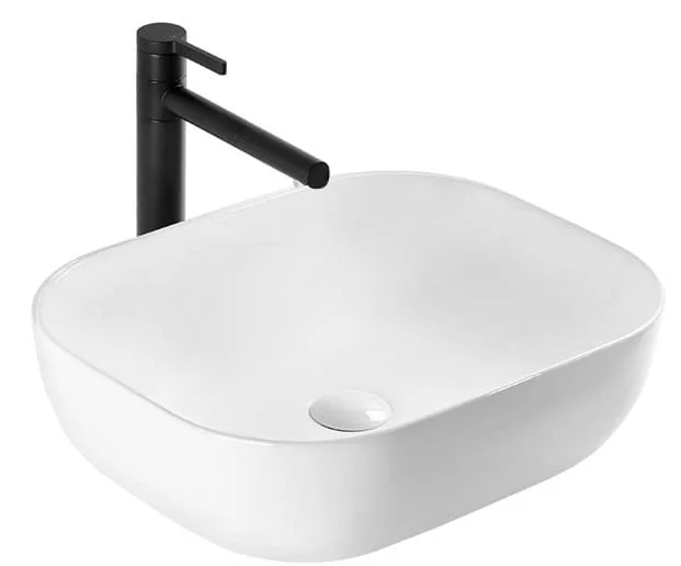 Раковина накладная Rea Mona Slim REA-U6300 505*400 мм (белый)