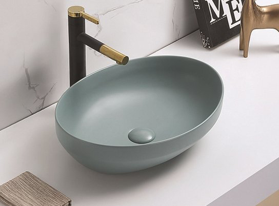 Раковина CeramaLux 78590MLG  502*363 мм (зеленый)