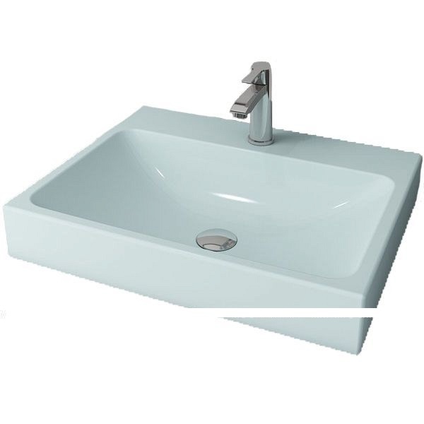 Раковина накладная Bocchi Scala Arch 1077-029-0126 605*485 мм (светло-голубой)