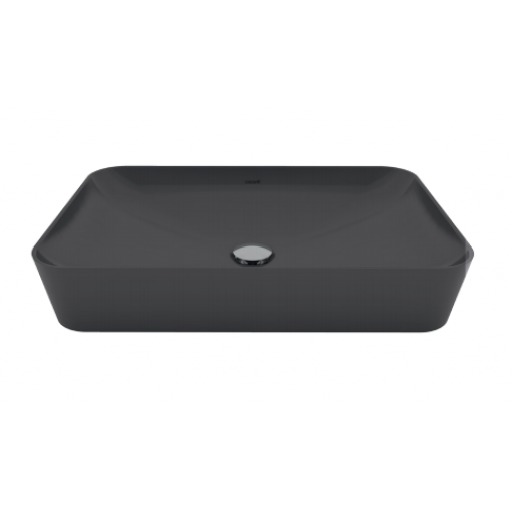 Раковина накладная Creavit Ultra UL060-00AM00E-0000 597*396 мм (антрацит матовый)