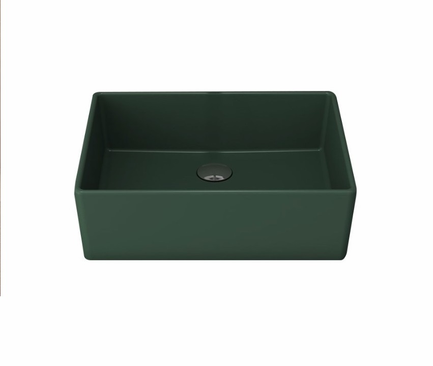Раковина накладная Bocchi Milano 1215-027-0125 500*400 мм (зеленый матовый)