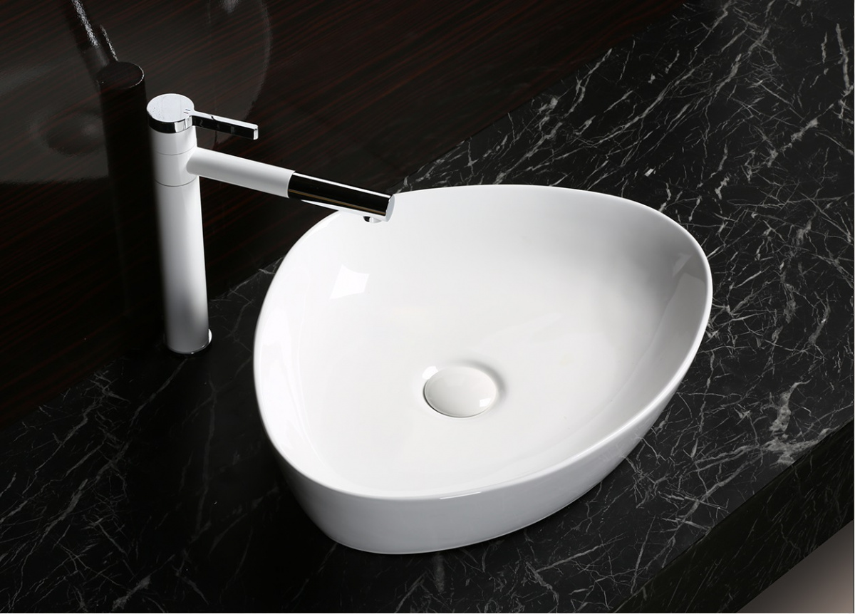 Раковина накладная Cerutti SPA CR0021C 500*400 мм (белый)