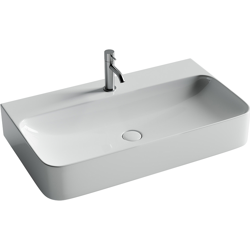 Раковина накладная Ceramica Nova Aura CN2006 815*475 мм (белый)