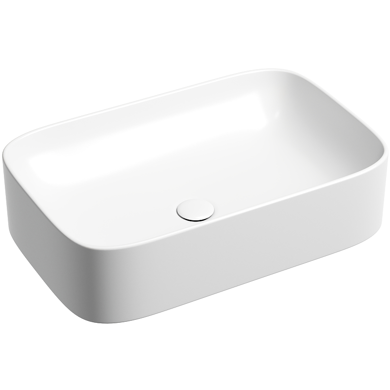 Раковина накладная Ceramica Nova Element CN6053MW 605*380 мм (белый матовый)