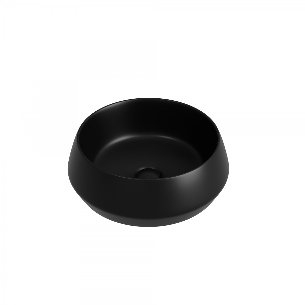 Раковина накладная Ceramica Nova Maya CN12004MB 400*400 мм (черный матовый)