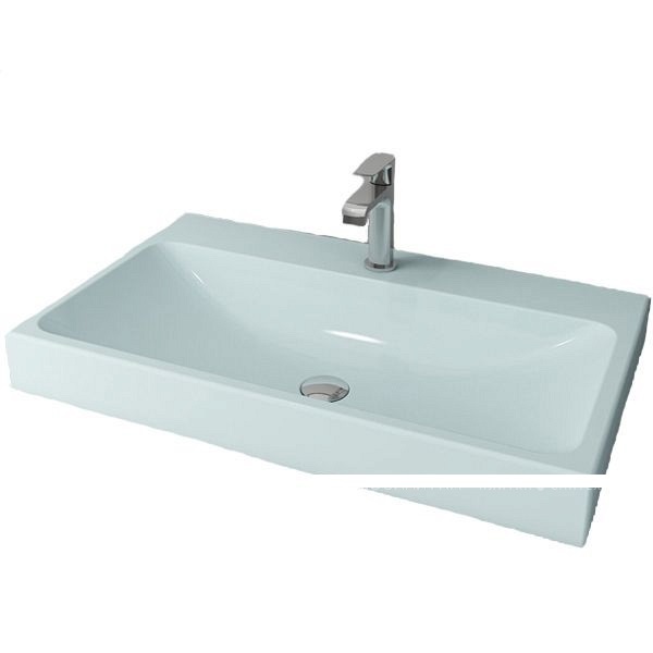 Раковина накладная Bocchi Scala Arch 1078-029-0126 810*485 мм (светло-голубой)