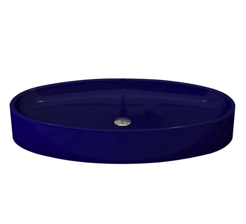 Раковина накладная Bocchi Vessel Lavabo 1014-010-0125 850*395 мм (синий)