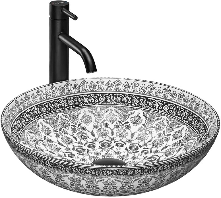 Раковина накладная Rea Arte dark grey REA-U8002 400*400 мм (серый)