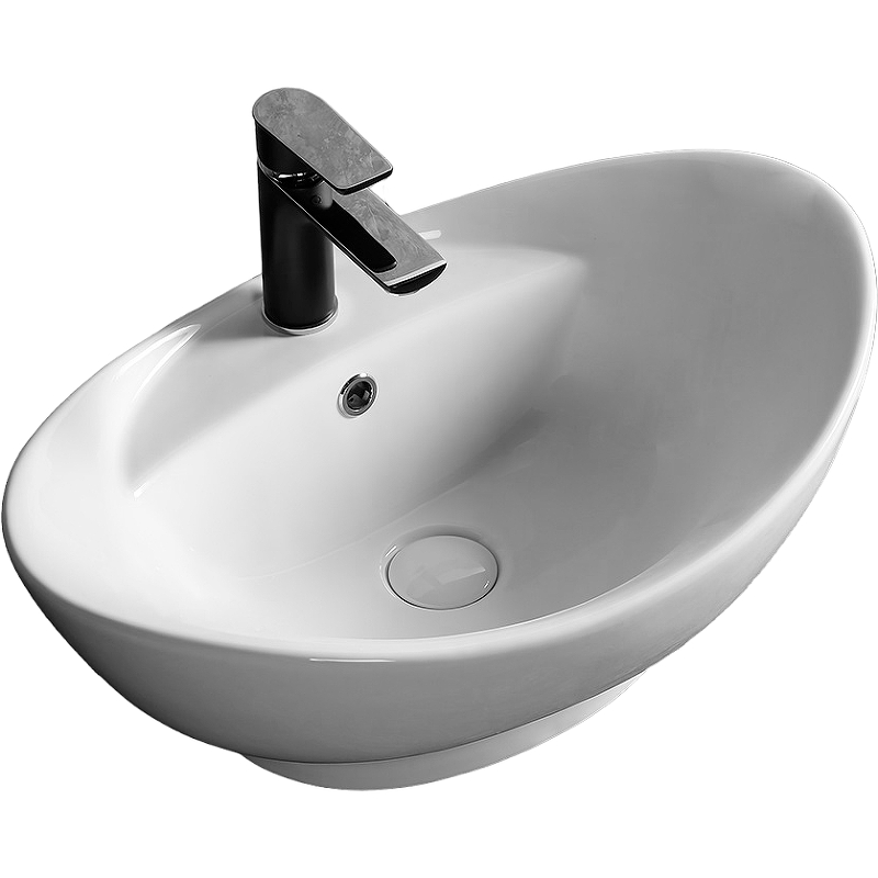 Раковина накладная Cerutti SPA CR7003 600*395 мм (белый)
