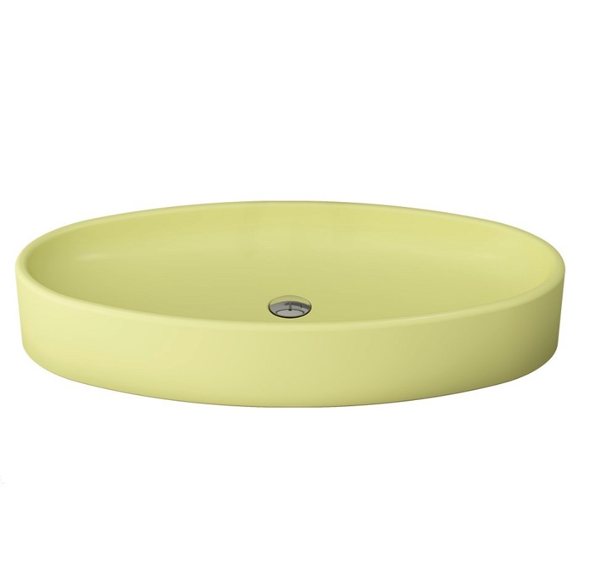 Раковина накладная Bocchi Vessel Lavabo 1014-026-0125 850*395 мм (желтый матовый)