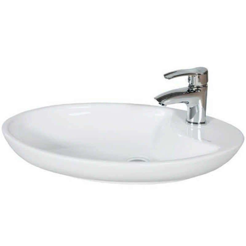Раковина накладная Creavit Minimal MN065-00CB00E-0000 650*410 мм (белый)