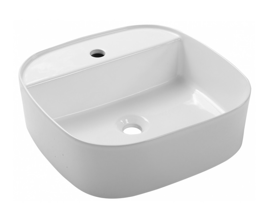 Раковина Bravat Source C22286W-1-ENG 450*435 мм (белый)