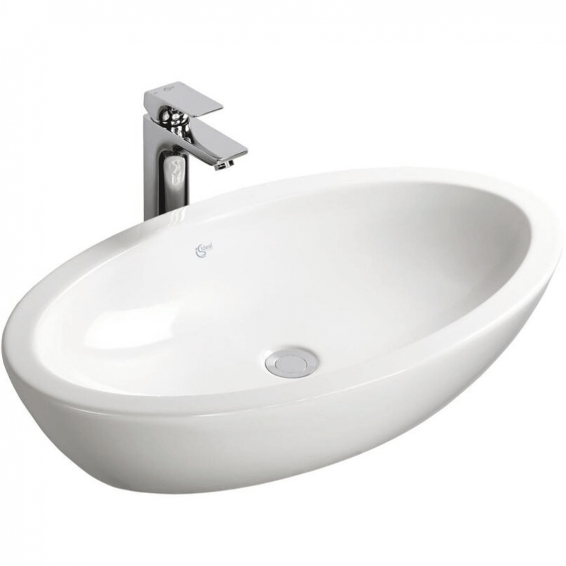Раковина накладная Ideal Standard Strada K078501 755*430 мм (белый)