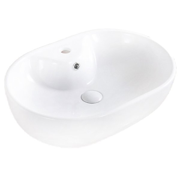 Раковина накладная BelBagno BB1151 600*425 мм (белый)