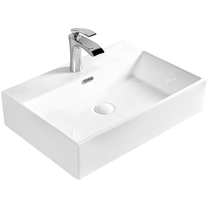 Раковина накладная BelBagno BB1340 510*360 мм (белый)
