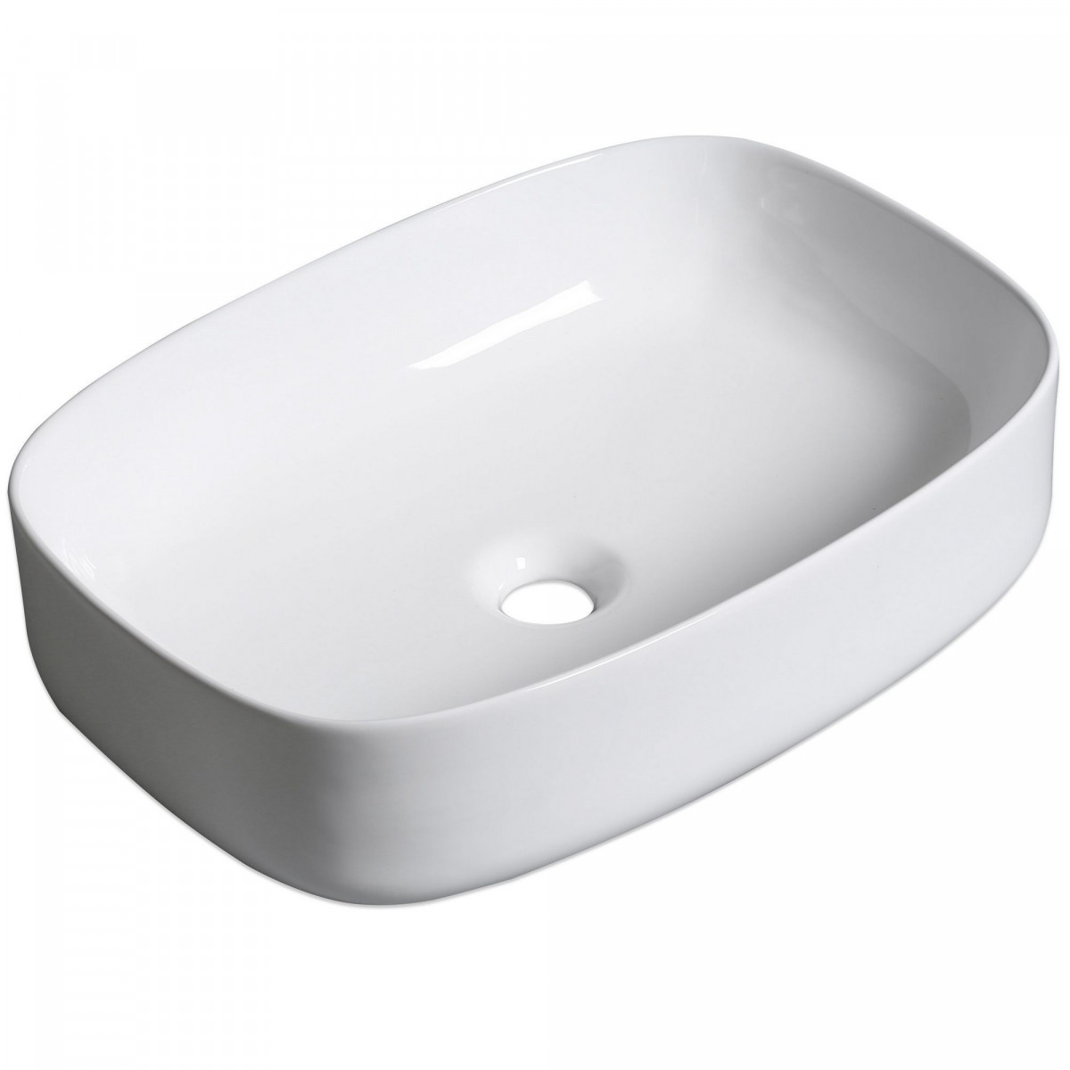 Раковина накладная Milleau Miel MU0045A-GW 510*375 мм (белый)