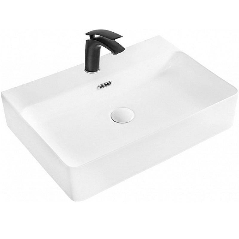 Раковина накладная BelBagno BB1338 600*420 мм (белый)