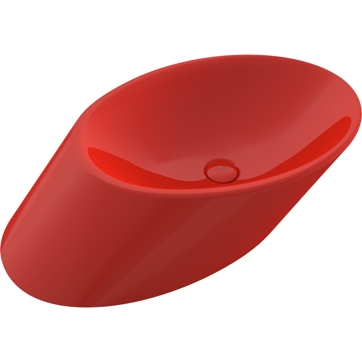 Раковина накладная Bocchi Vessel Lavabo 1013-019-0125 720*400 мм (красный)