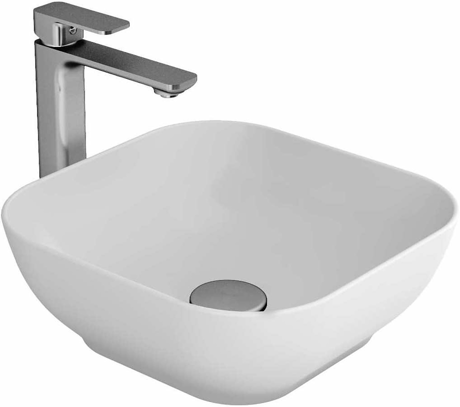 Раковина Bien Motto MTLG03801FD0W5000 380*380 мм (белый)