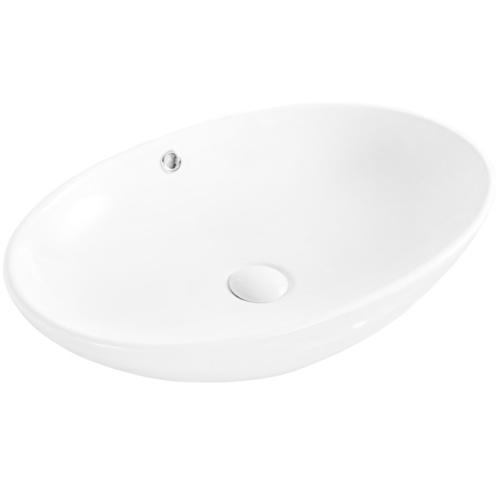 Раковина накладная BelBagno BB1104 630*410 мм (белый)