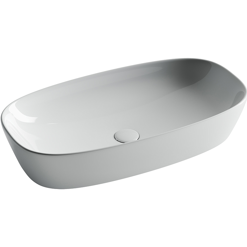 Раковина накладная Ceramica Nova Element CN5040 700*375 мм (белый)