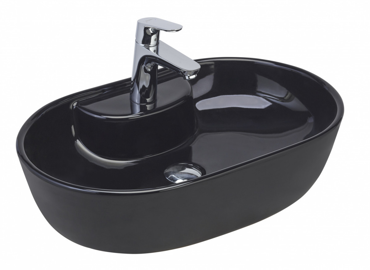 Раковина beWash Bogen 88611106 600*395 мм (чёрный)