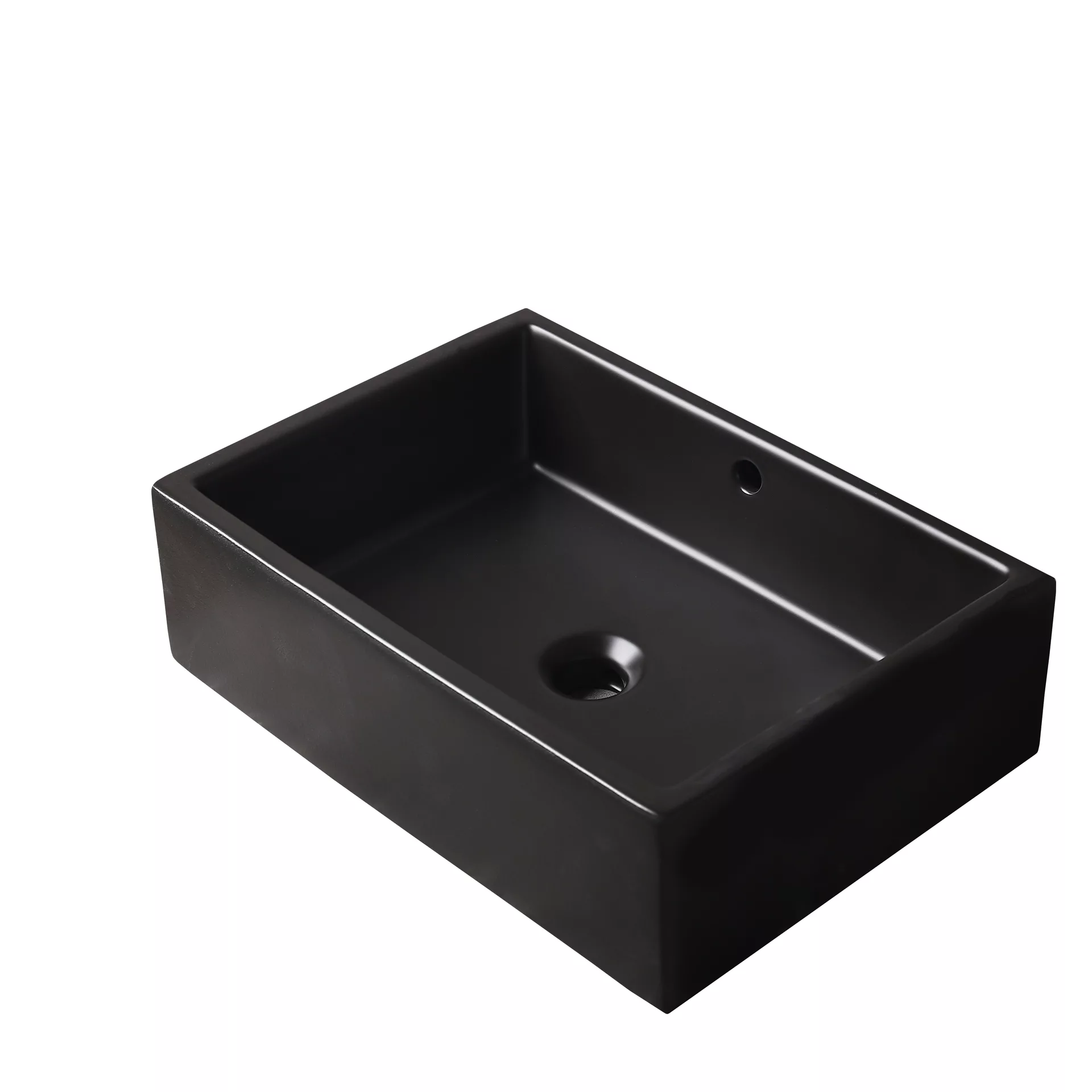 Раковина накладная Gid 53381 N9129bg 500*380 мм (чёрный графит)