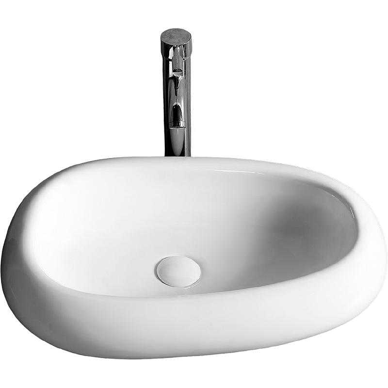 Раковина накладная Cerutti SPA CR7041B 600*400 мм (белый)