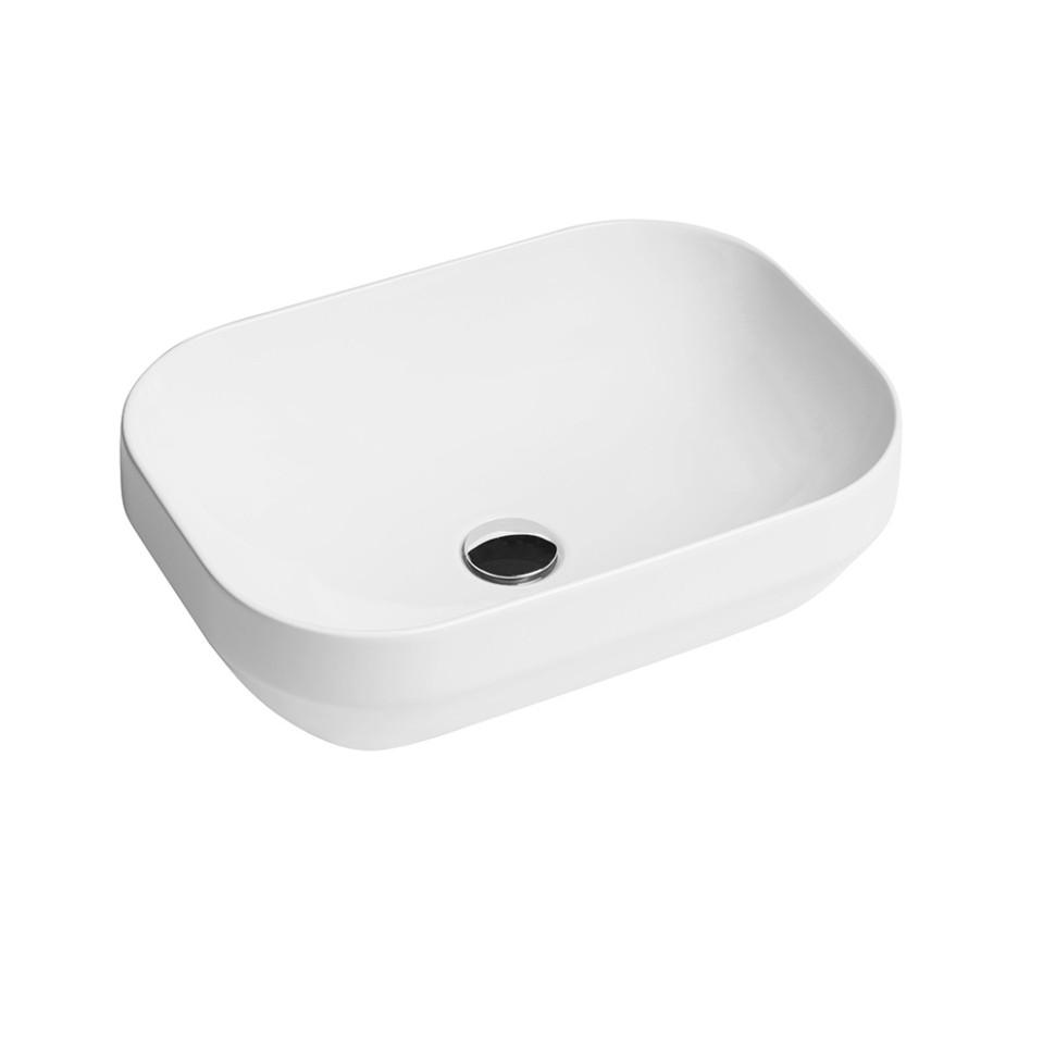 Раковина накладная Paini Decus 8520012 500*350 мм (белый матовый)