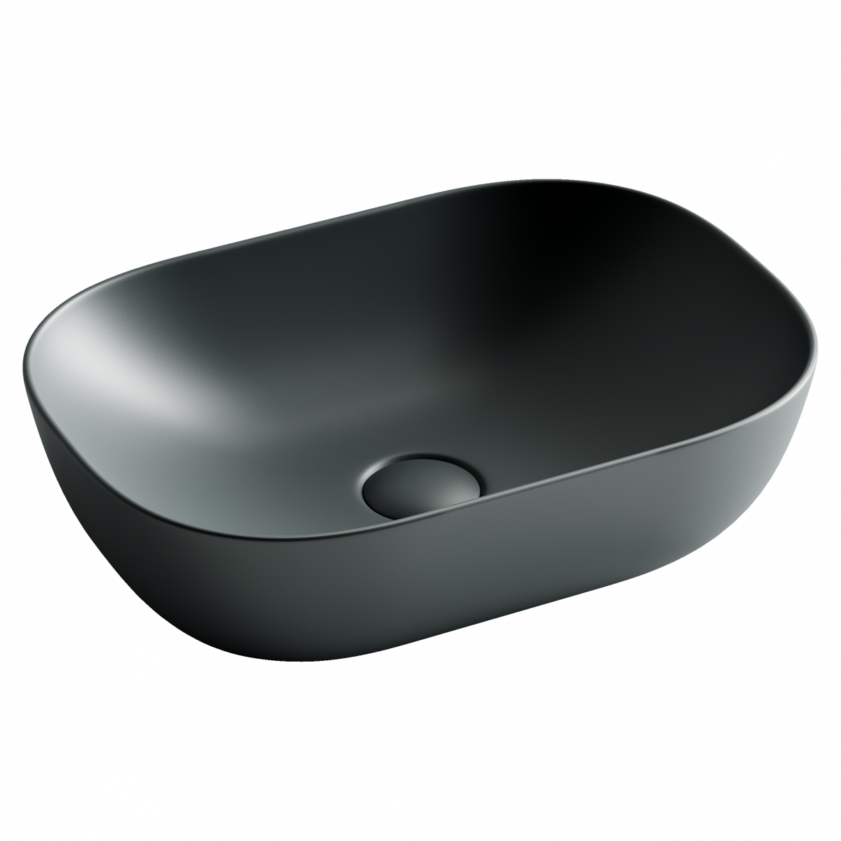 Раковина Ceramica Nova Element CN6009MDH 455*325 мм (антрацит матовый)