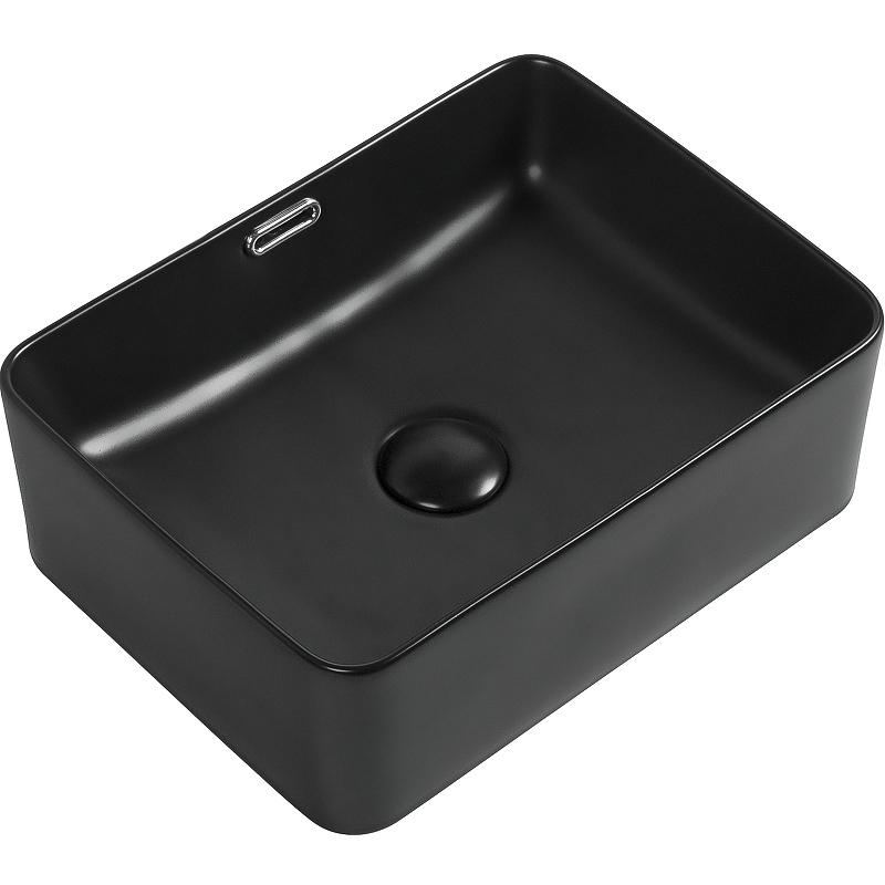 Раковина Aquanet Perfect-1-MB 405*315 мм (черный матовый)
