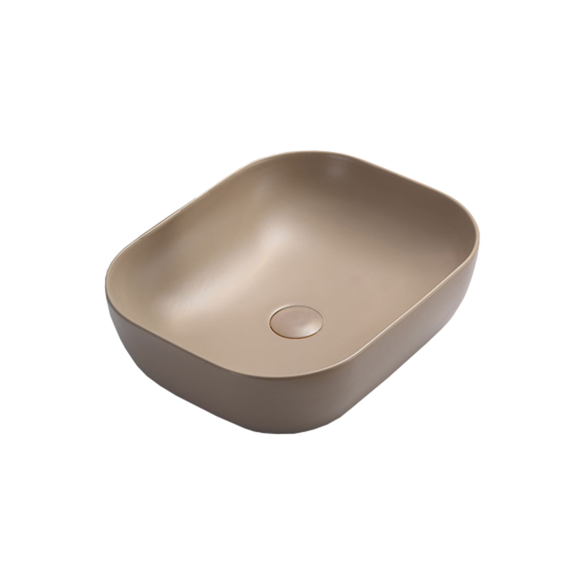 Раковина накладная Vincea VBS-101MC 505*405 мм (капучино матовый)