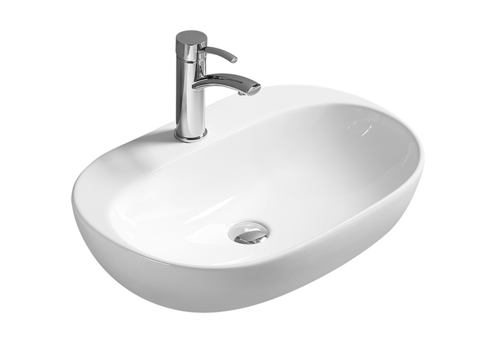 Раковина SantiLine SL-1024 600*405 мм (белый)