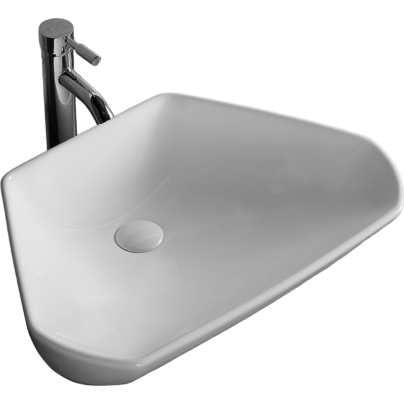 Раковина накладная Cerutti SPA CR7070 610*420 мм (белый)
