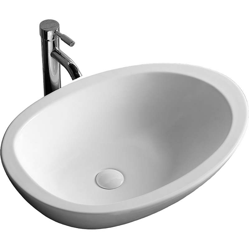 Раковина накладная Cerutti SPA CR1005 660*485 мм (белый)