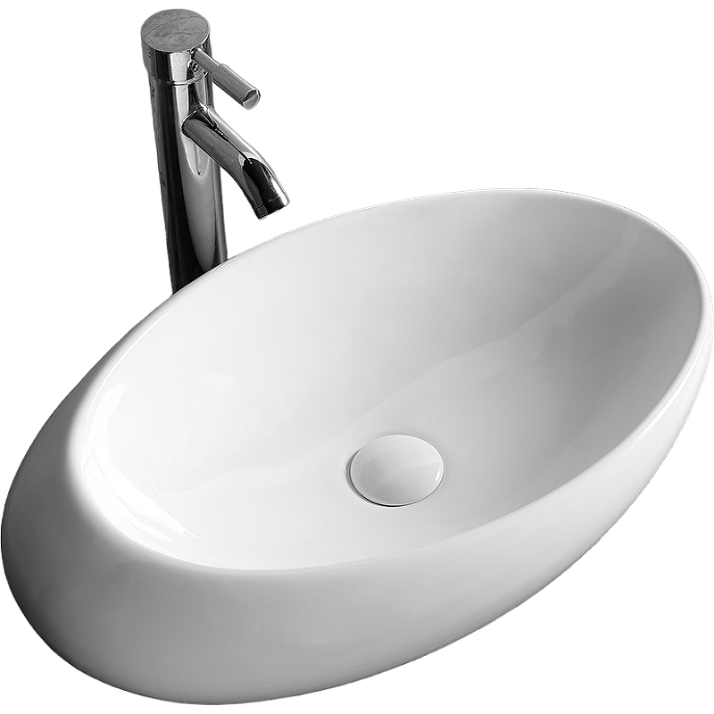 Раковина накладная Cerutti SPA CR0058C 690*450 мм (белый)